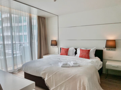Stylish 1BR in Sathorn | 10th Floor | Pool & Gym | Near BTS Chong Nonsi